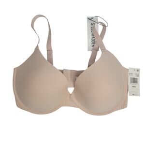 Steve Madden 36DD Lightly Lined Demi T Shirt Bra Rose Nude SM12153 NWT